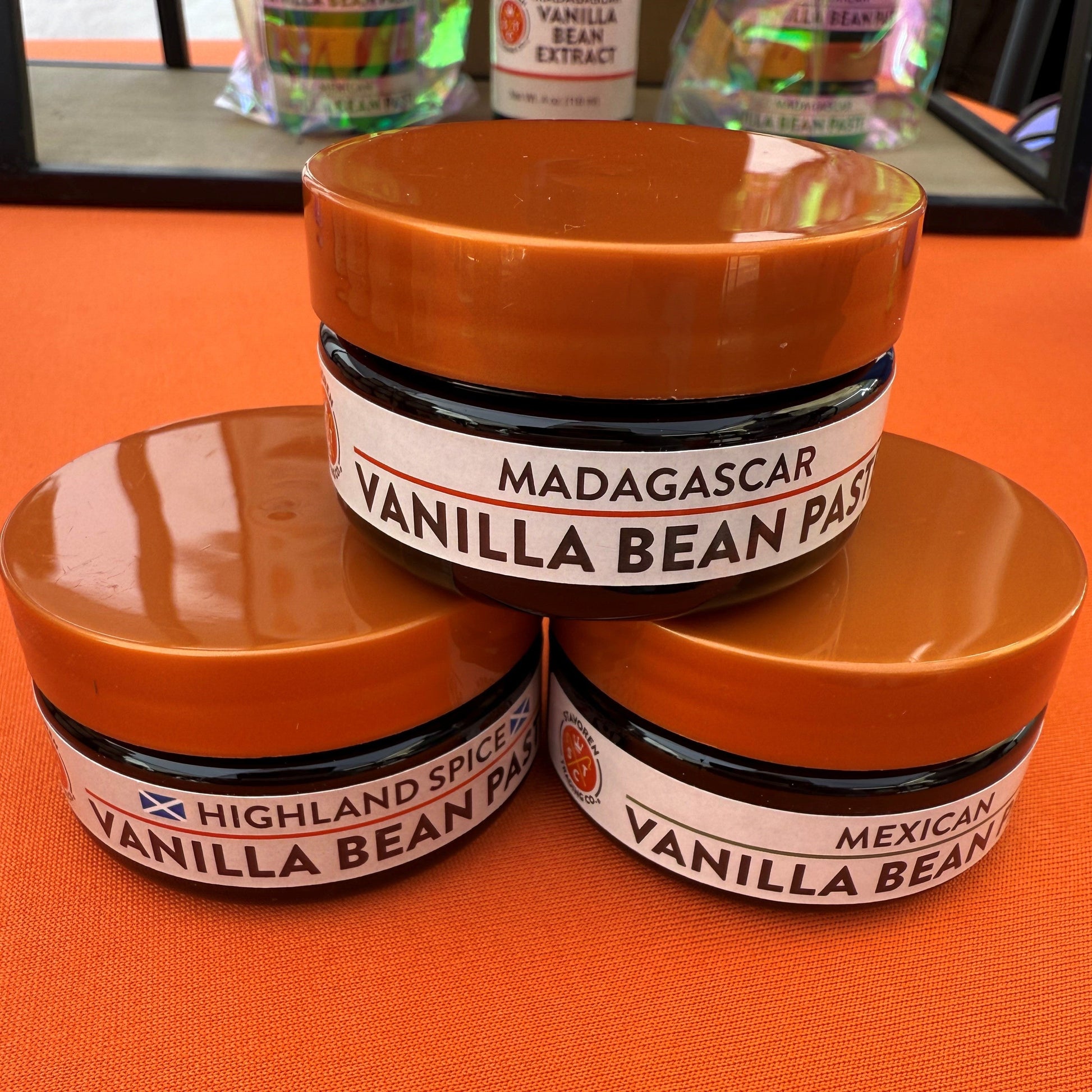 6 oz Paste Sample Pack (Madagascar, Mexican, Highland) - Stavoren Trading Co.