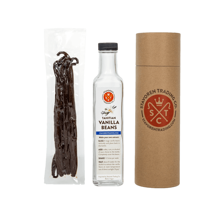Gourmet Tahitian Vanilla Bean Extract Kit - Stavoren Trading Co.