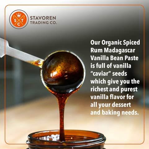 Spiced Rum Madagascar Vanilla Bean Paste (4 oz.) - Stavoren Trading Co.