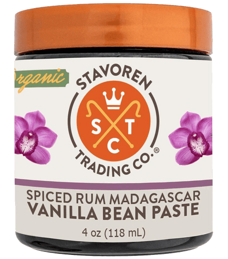 Spiced Rum Madagascar Vanilla Bean Paste (4 oz.) - Stavoren Trading Co.
